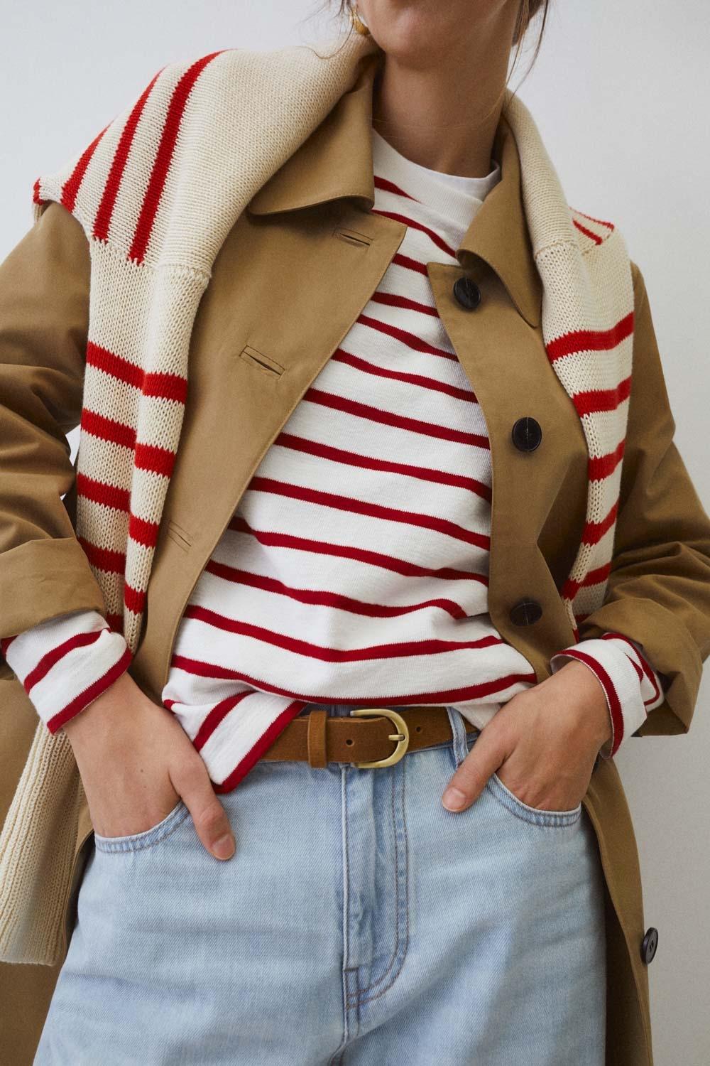 Eseoese SUDADERA ALGODÓN STRIPES Grandes descuentos