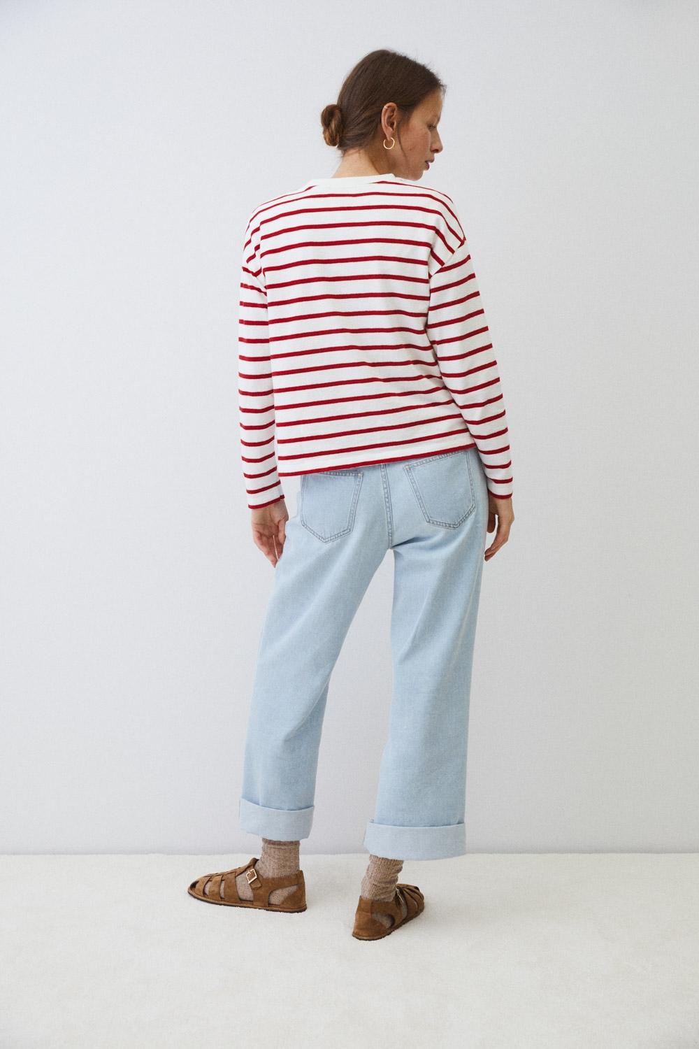 Eseoese SUDADERA ALGODÓN STRIPES Grandes descuentos
