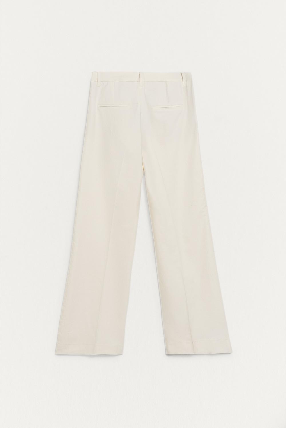 Eseoese PANTALÓN FLUIDO HABANA Liquidación