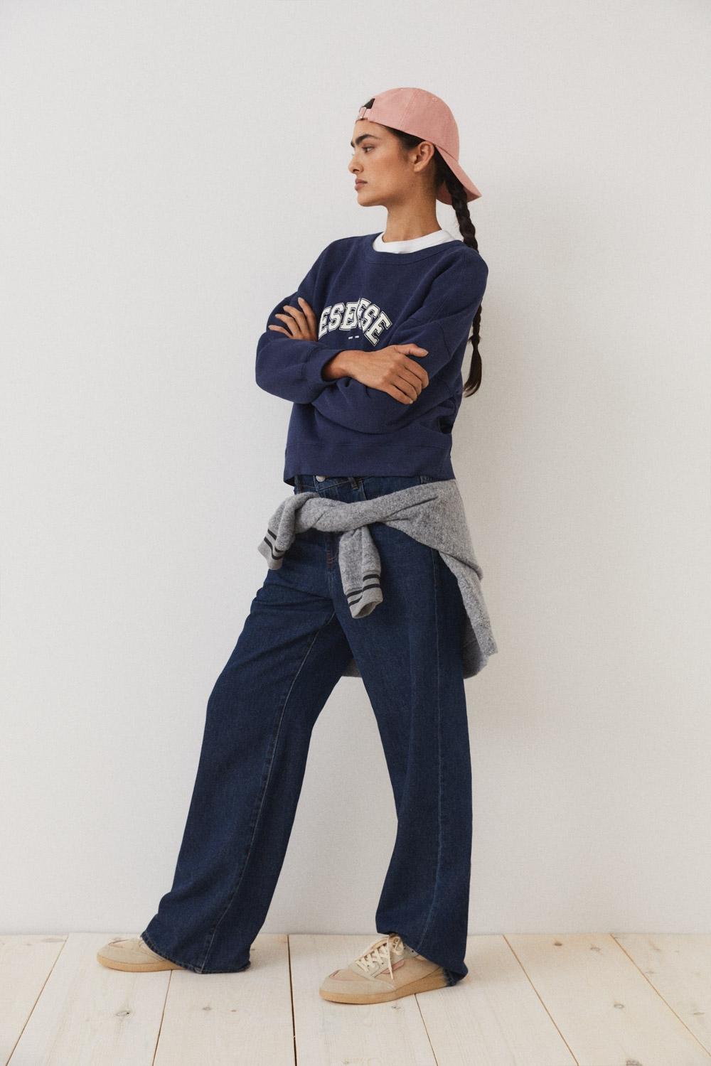 Eseoese SUDADERA ALGODÓN COLLEGE Rebajas top