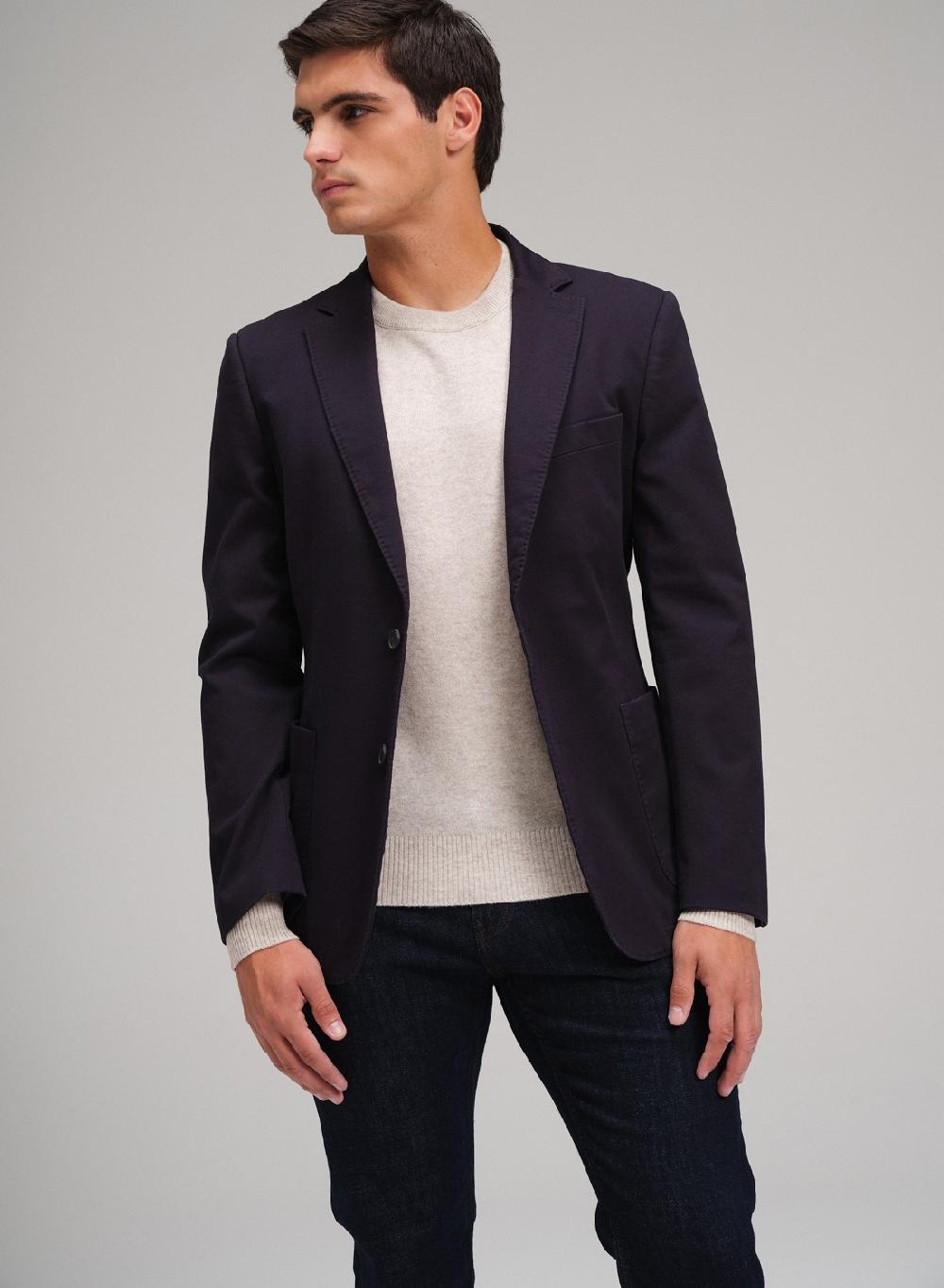 Etiqueta negra Saco gabardina garment wash Descuento por venta flash