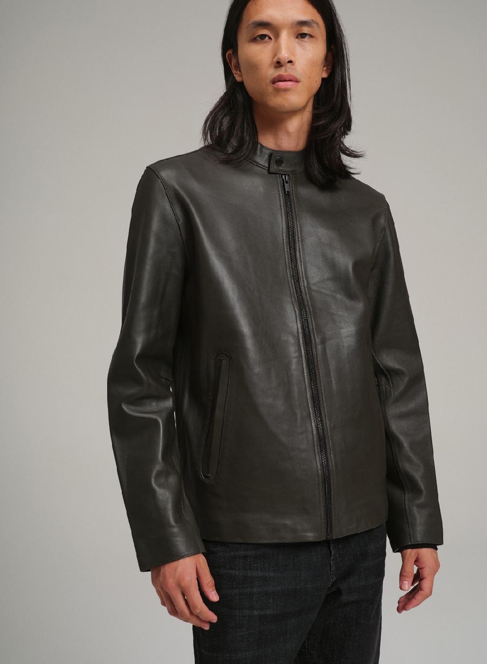 Etiqueta negra Campera moto cuello mao bolsillos al corte Precio ultrabajo