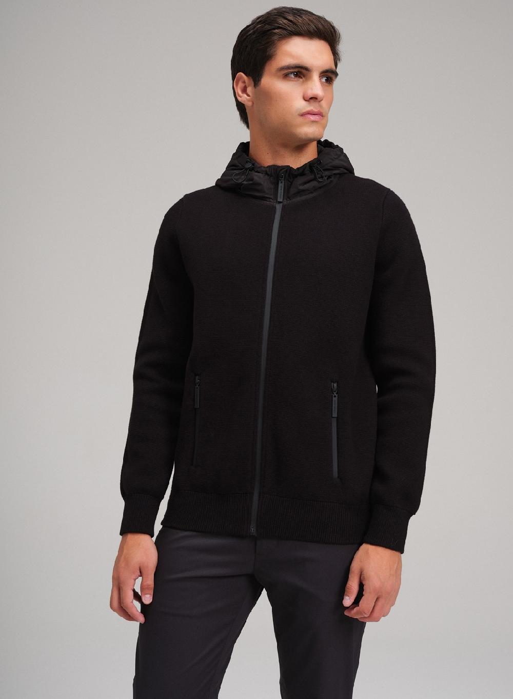 Etiqueta negra Campera capucha cierres engomados nylon Ofertas