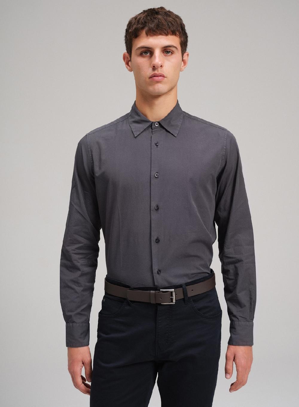 Etiqueta negra Camisa basica poplin pima Tienda