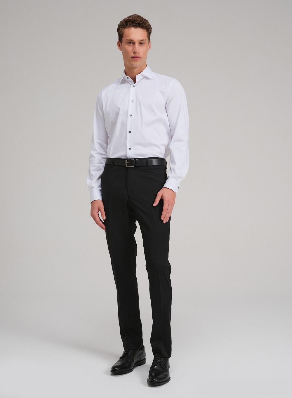 Etiqueta negra Camisa raso slim fit made in Italy COMPRAR AHORA