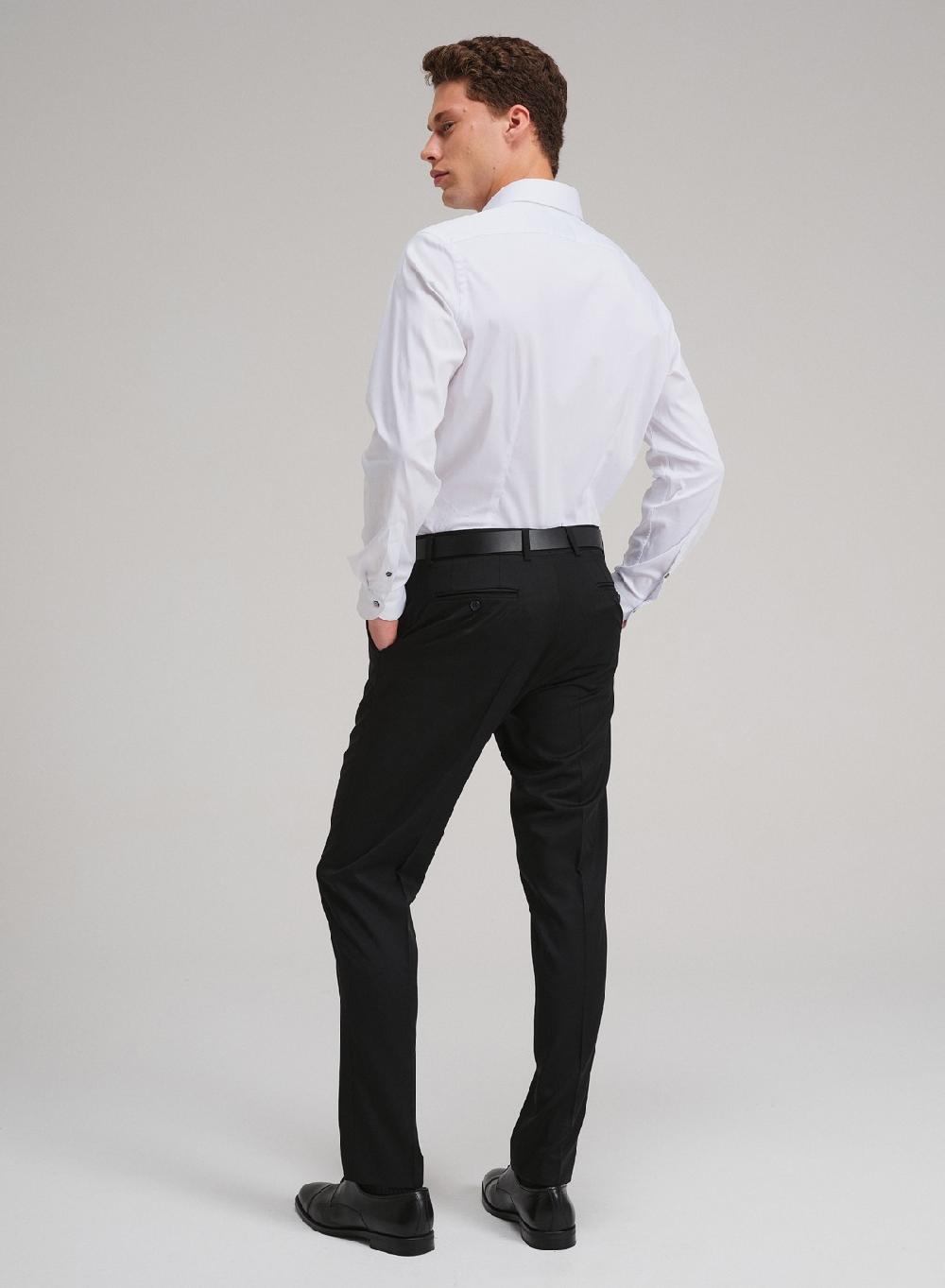 Etiqueta negra Camisa raso slim fit made in Italy COMPRAR AHORA