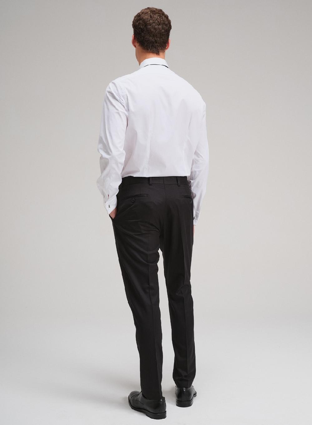 Etiqueta negra Camisa ceremomia made in Italy Último día