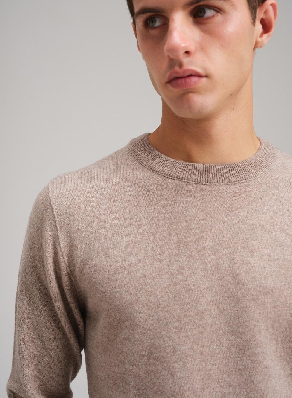 Etiqueta negra Sweater cuello U vivo lana cashmere Promoción por tiempo limitado