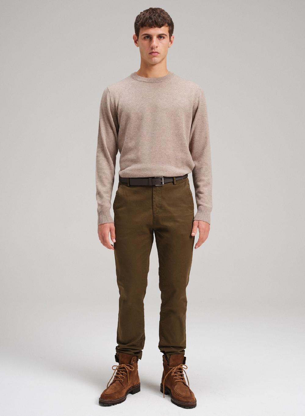 Etiqueta negra Sweater cuello U vivo lana cashmere Promoción por tiempo limitado