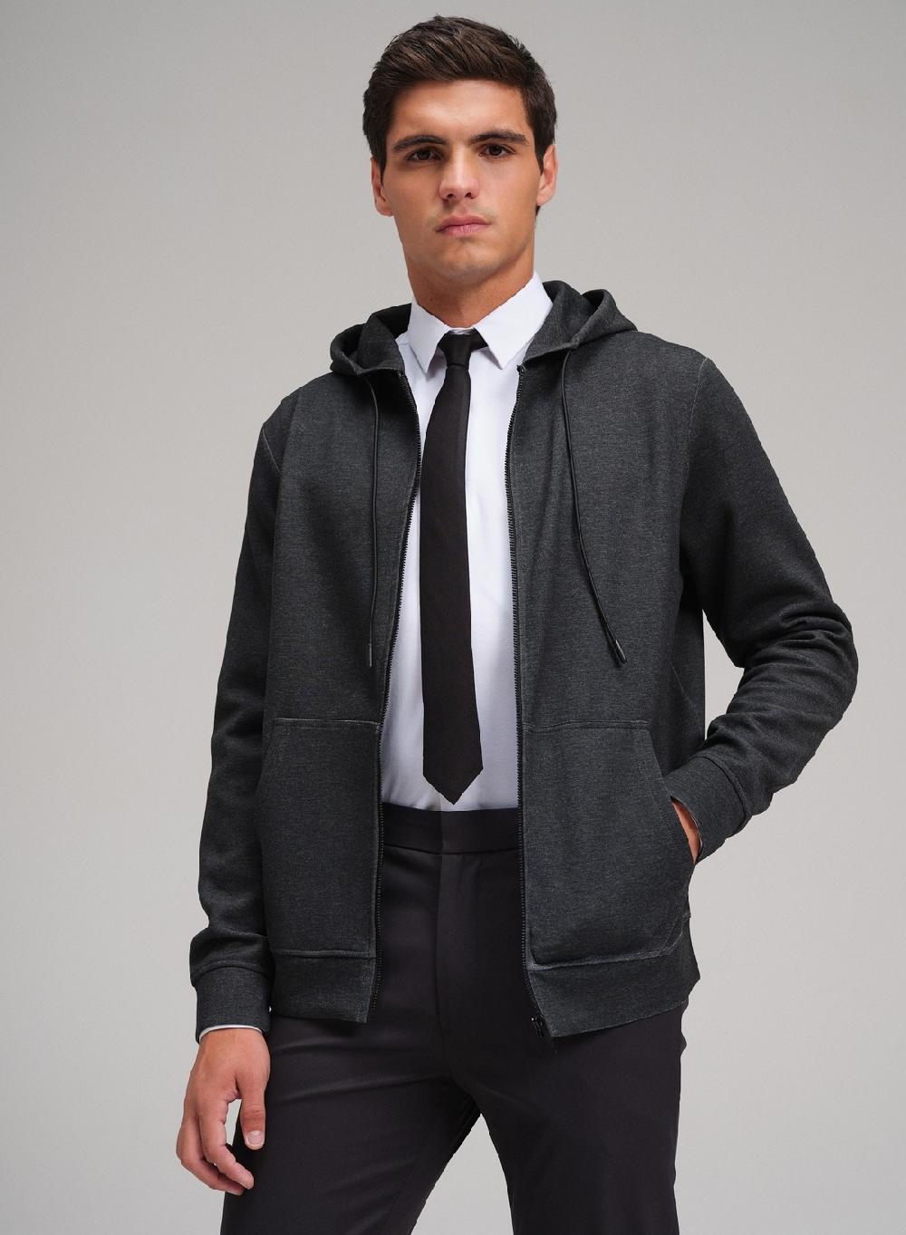 Etiqueta negra Campera hoodie scuba oversize 2025