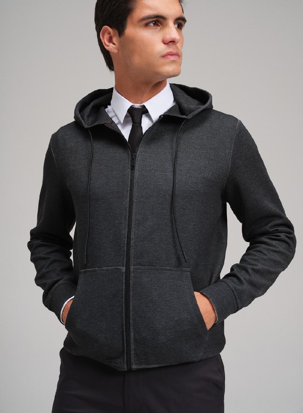 Etiqueta negra Campera hoodie scuba oversize 2025