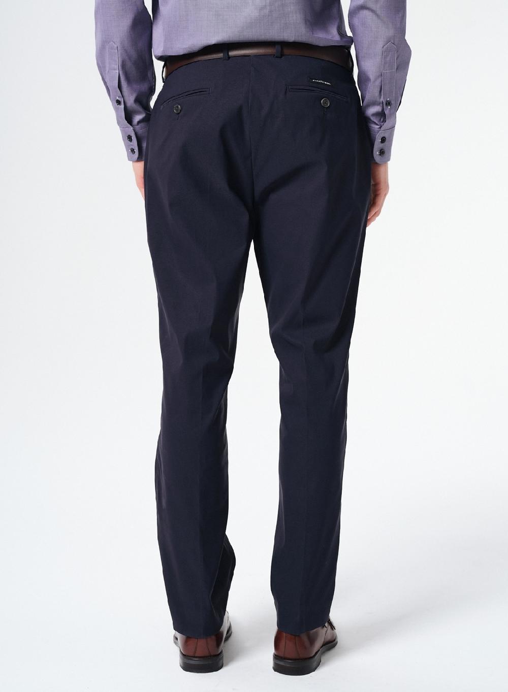 Etiqueta negra Pantalon formal Venta caliente