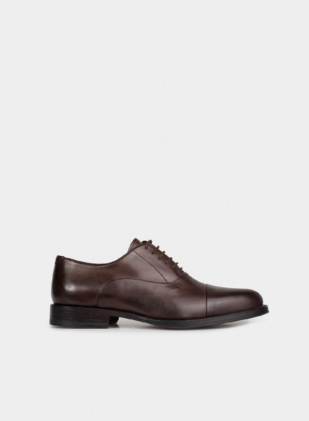 Etiqueta negra Zapato acordonado recorte y puntera Rebajas baratas