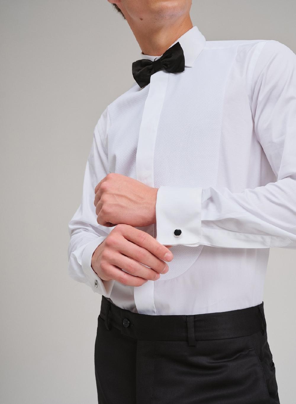 Etiqueta negra camisa ceremonia gemelos made in italy Los más vendidos