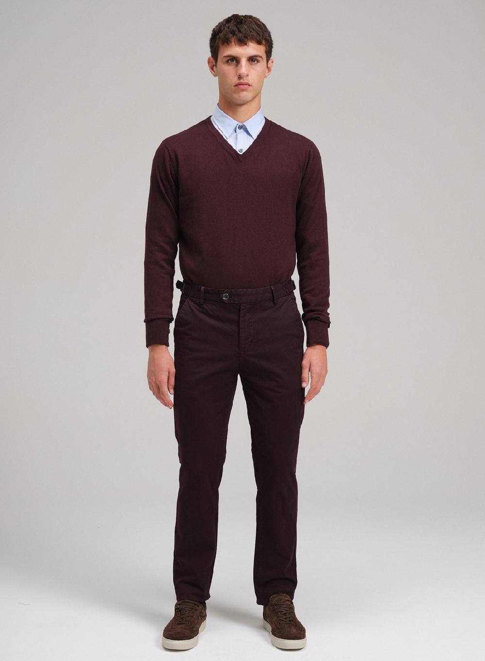 Etiqueta negra Sweater cuello V algodon cashmere ÚLTIMAS EDICIONES
