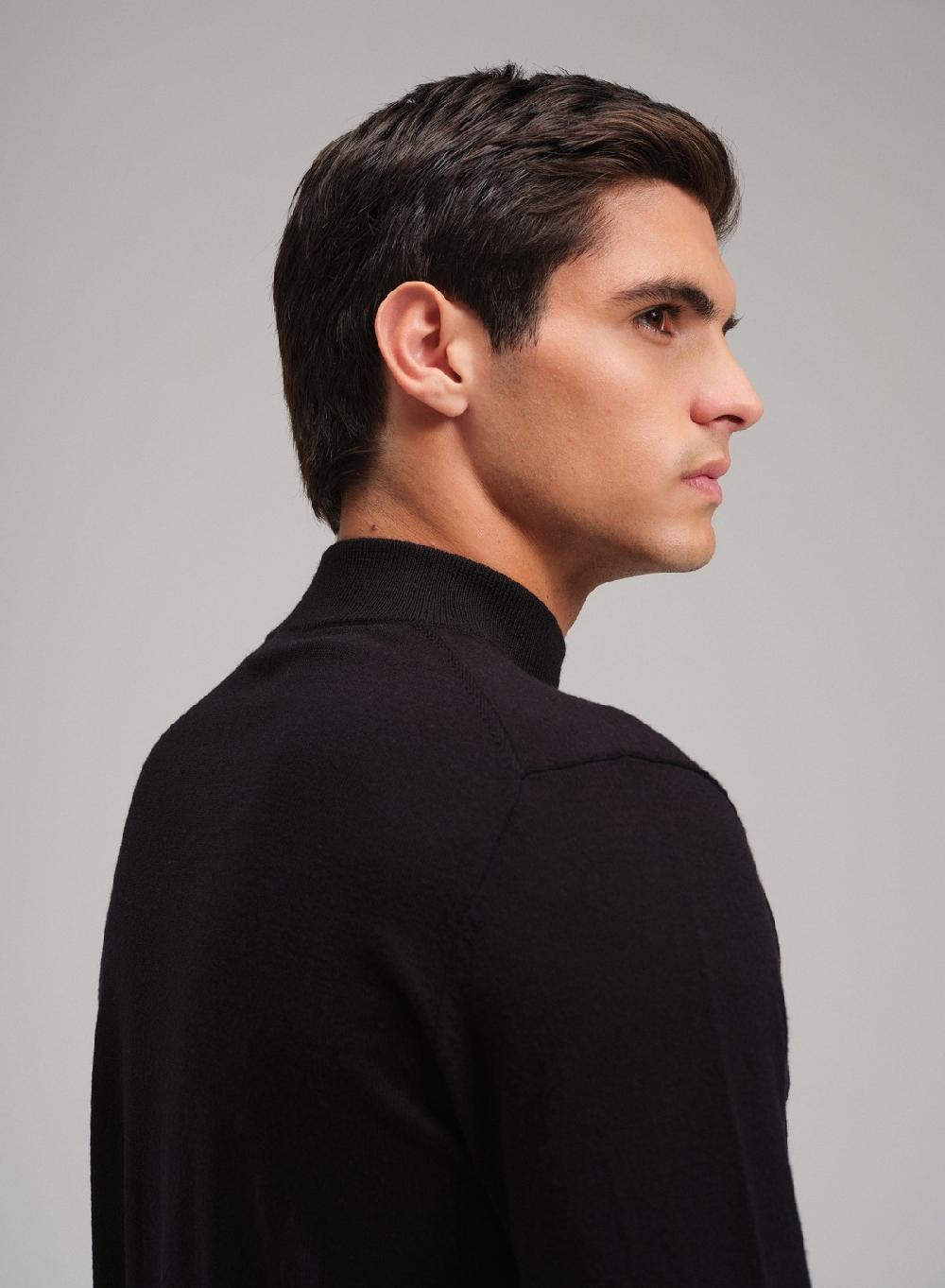 Etiqueta negra Media polera merino Último día
