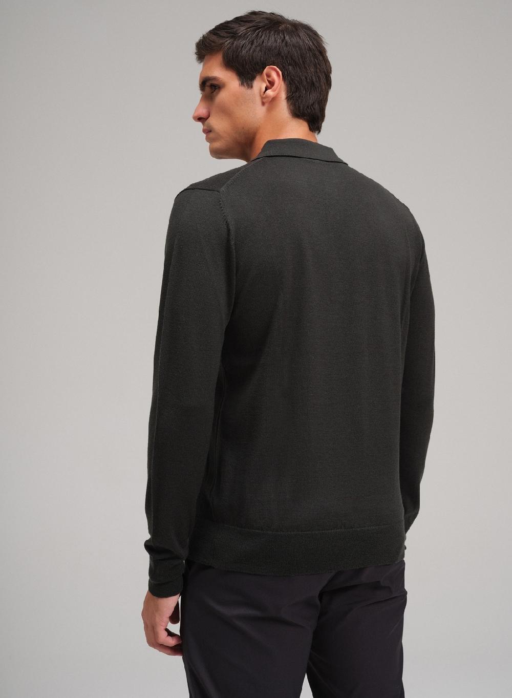 Etiqueta negra Chomba merino Promoción por tiempo limitado