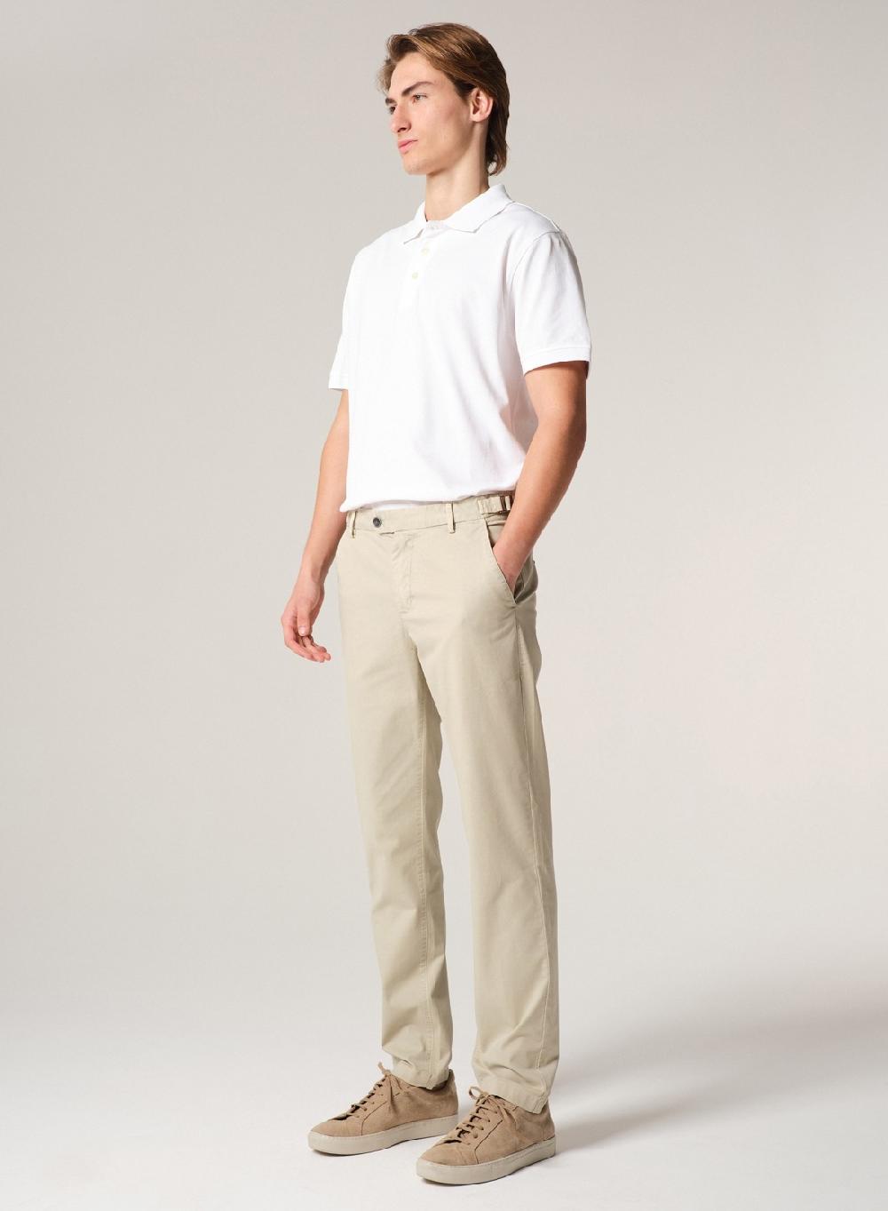 Etiqueta negra Pantalon trabas gabardina lavado En oferta