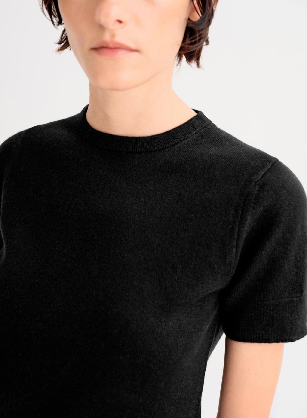 Etiqueta negra Remera tejida lana cashmere Gran oferta