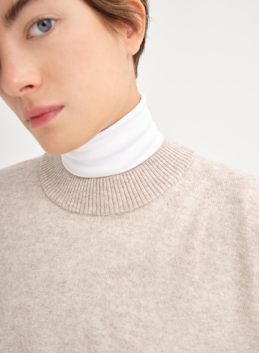 Etiqueta negra Sweater O tejido lana cashmere Rebajas baratas