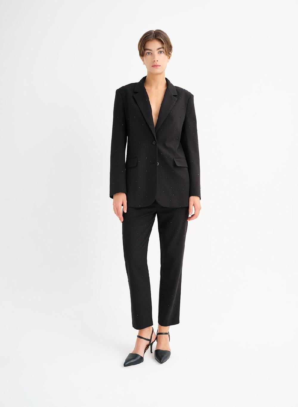 Etiqueta negra Saco formal brillos Liquidación