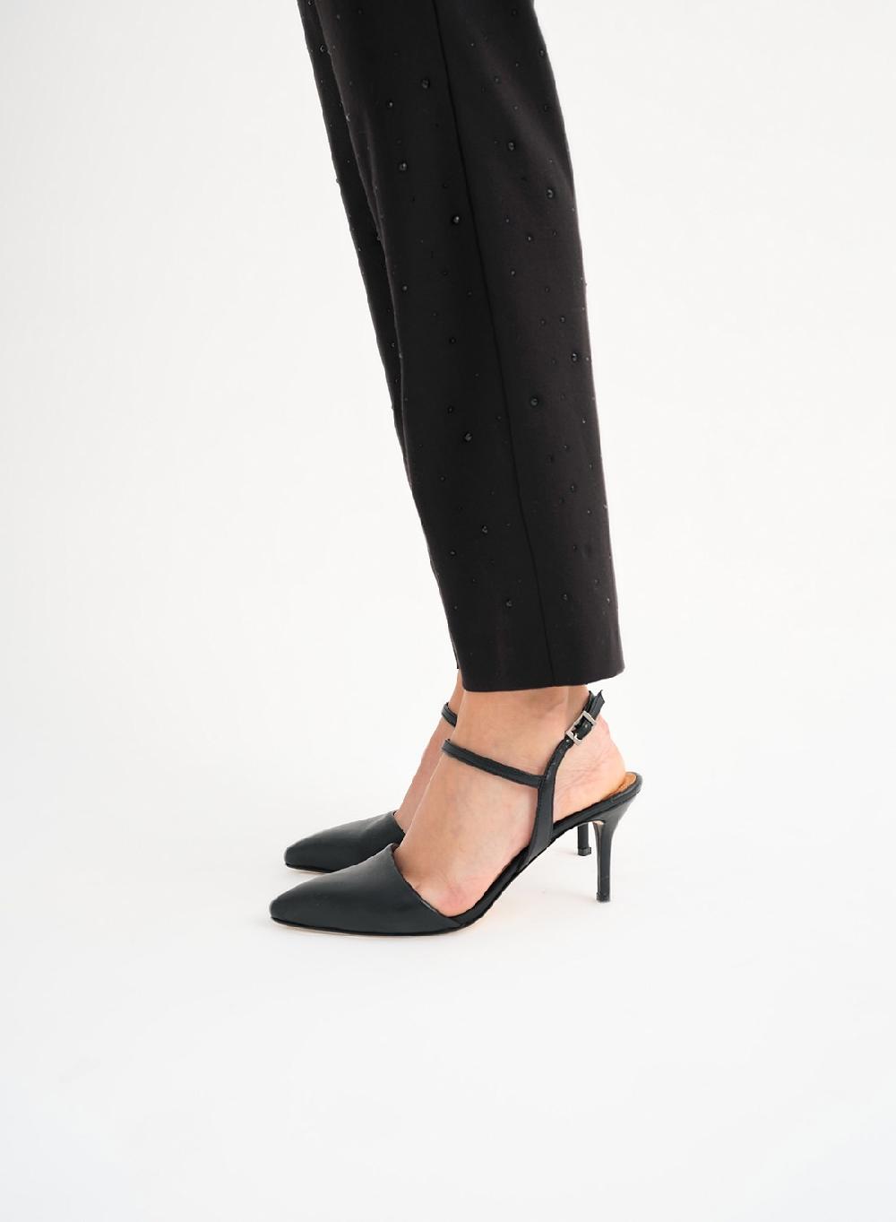 Etiqueta negra Pantalon formal brillos Mejor oferta