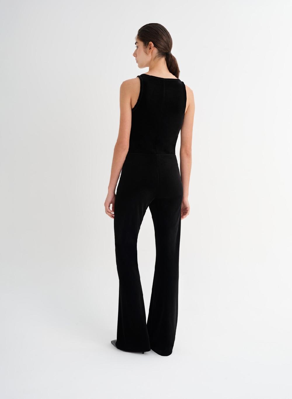 Etiqueta negra Pantalon terciopelo spandex Último día
