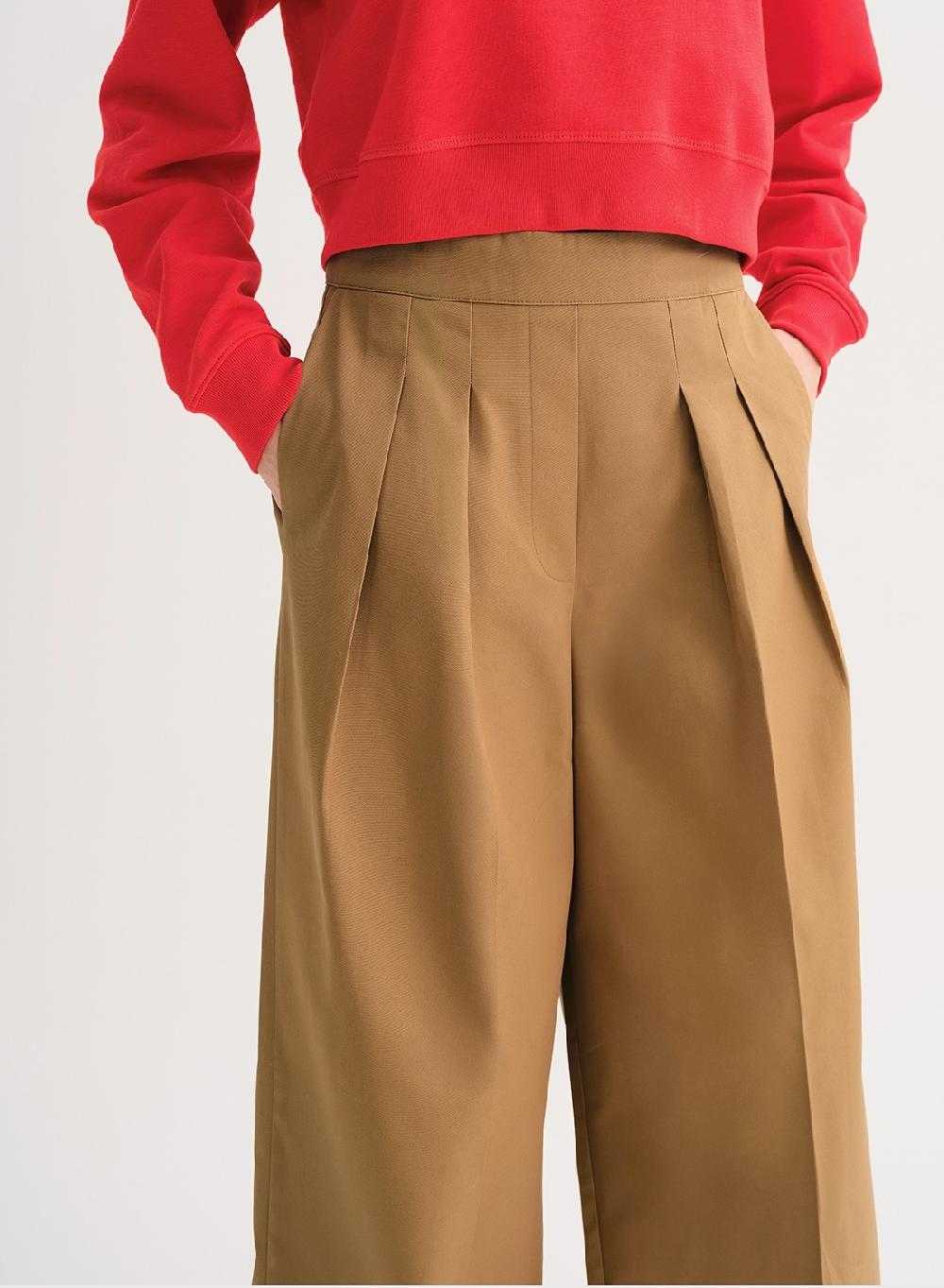 Etiqueta negra Pantalon gabardina En oferta