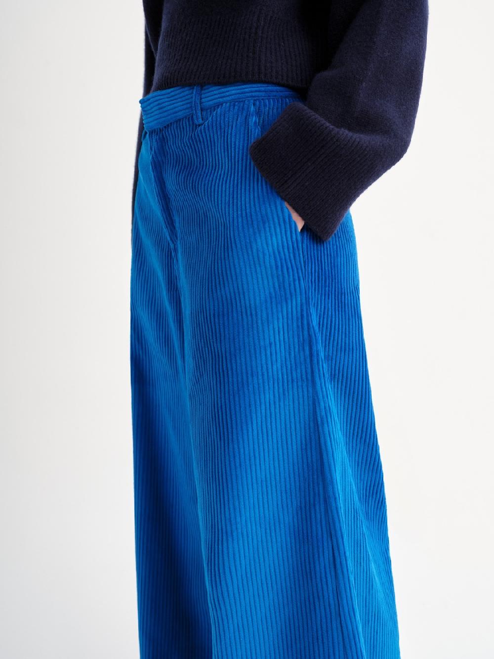 Etiqueta negra Pantalon ancho corderoy Oferta exclusiva