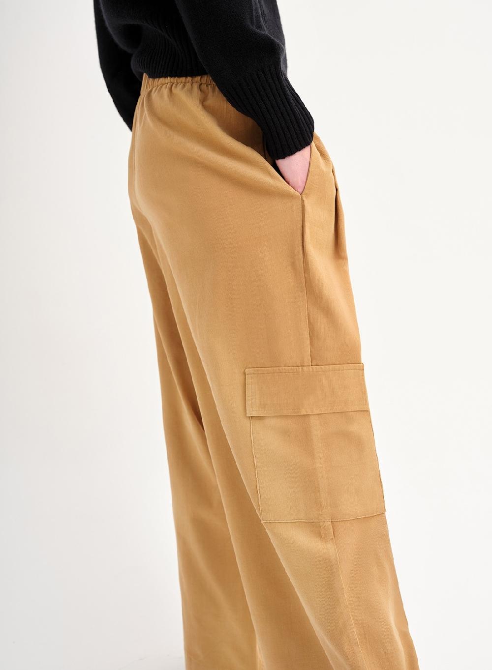 Etiqueta negra Pantalon tabla corderoy Ofertas especiales