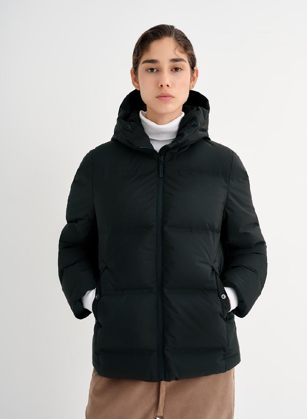 Etiqueta negra Campera corta pluma Rebajas