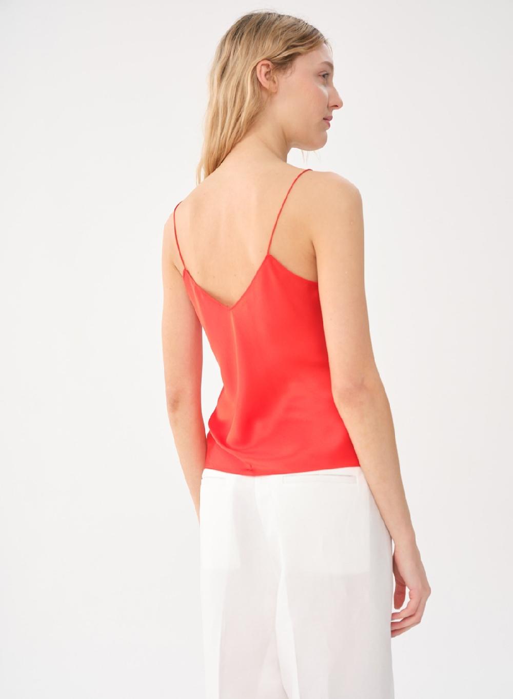 Etiqueta negra MUSCULOSA SEDA Tienda