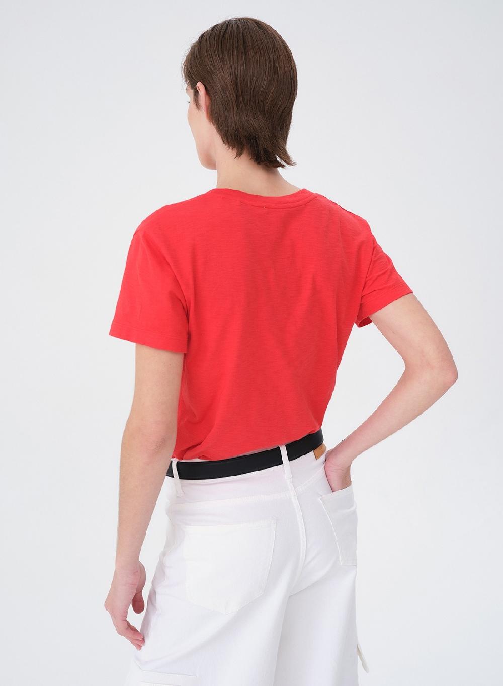 Etiqueta negra Remera V flame Liquidación