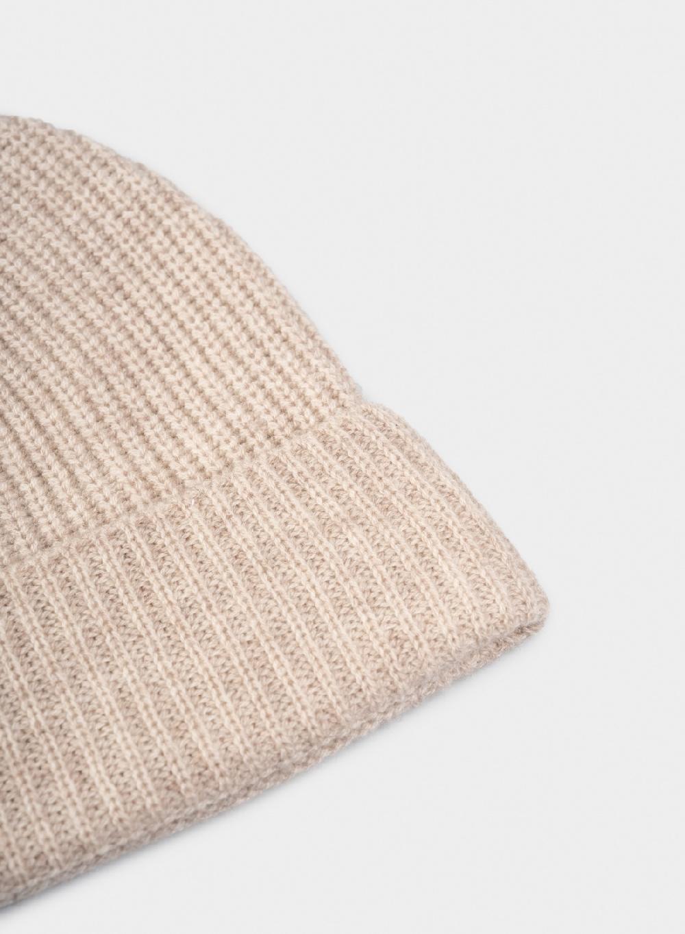 Etiqueta negra Gorro tejido Oferta especial de fábrica