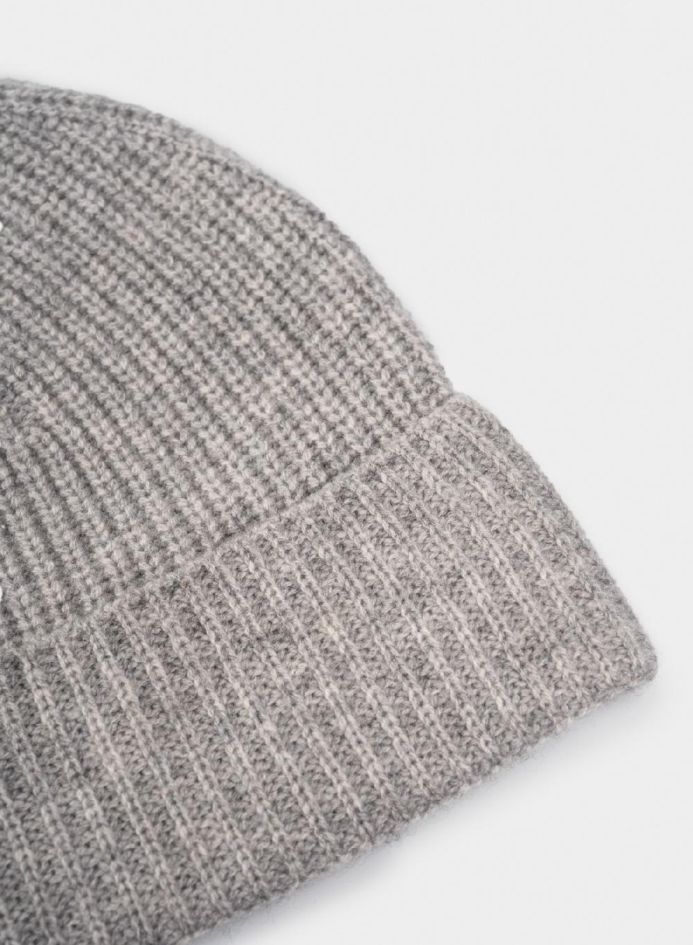 Etiqueta negra Gorro tejido Grandes descuentos