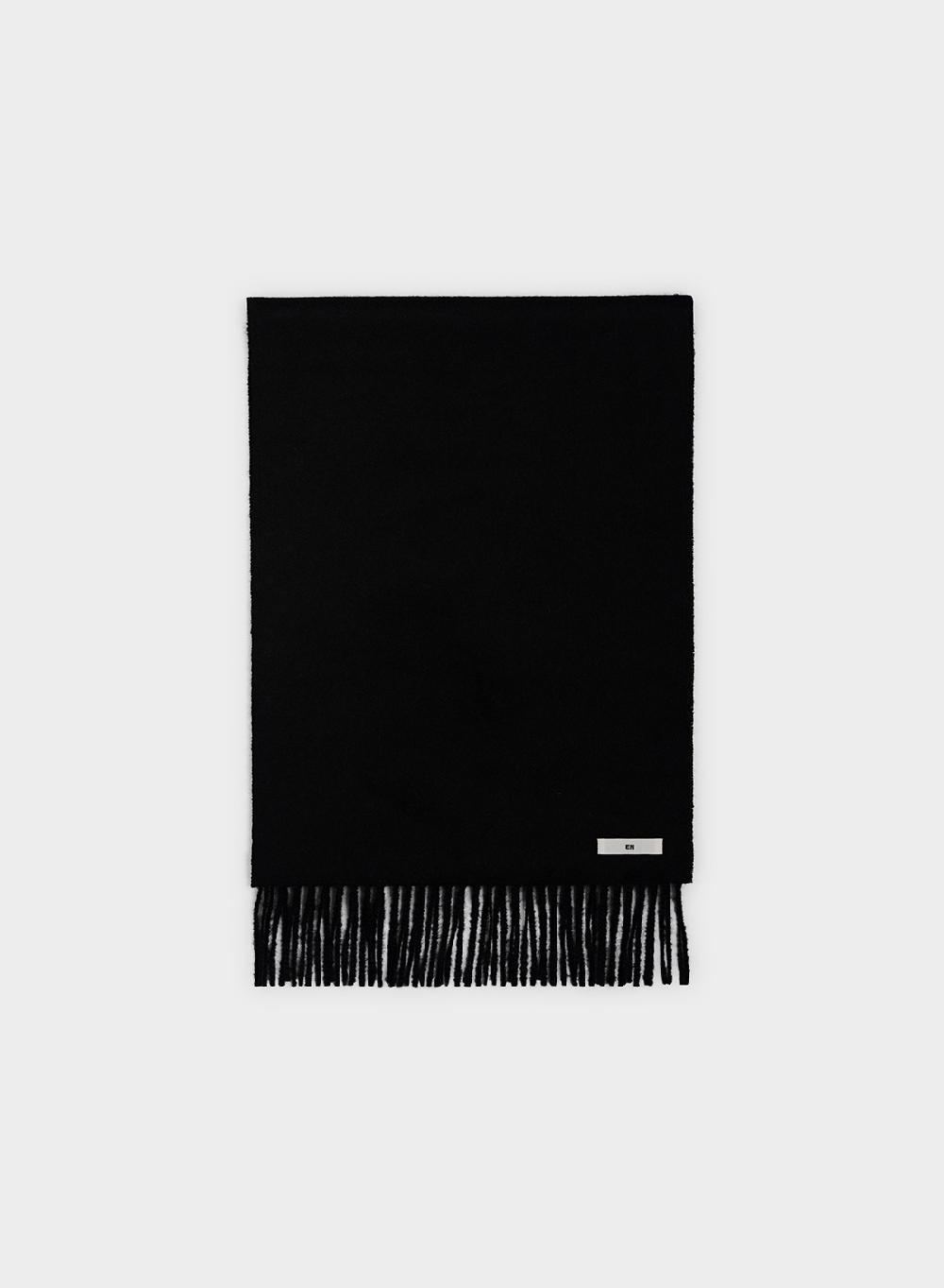 Etiqueta negra Bufanda alpaca Tienda de fábrica