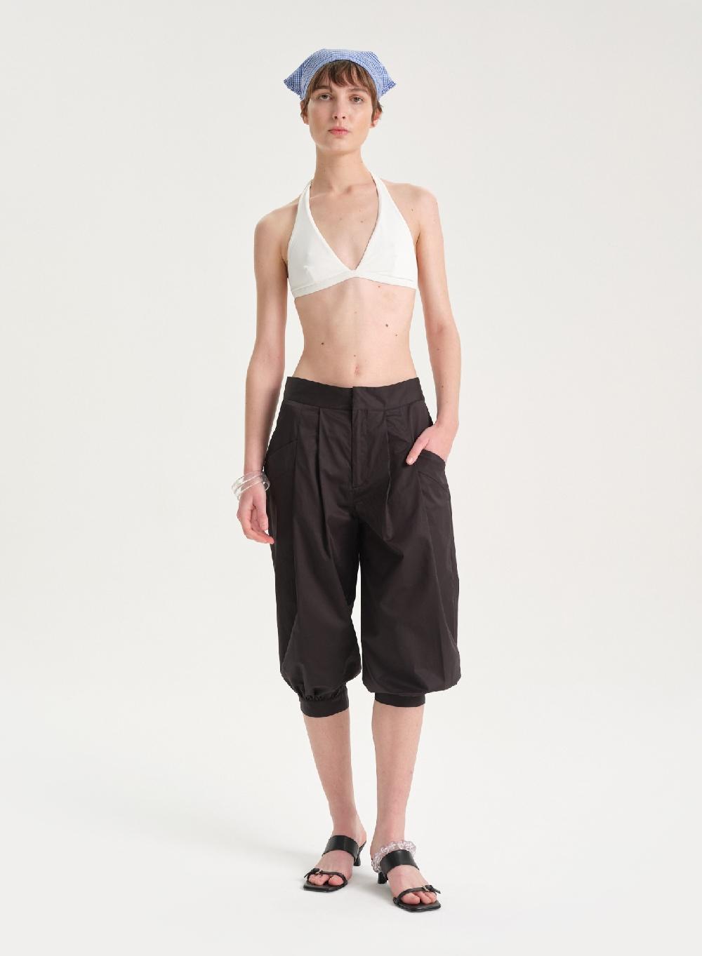 Etiqueta negra Pantalon balloon poplin Ofertas especiales