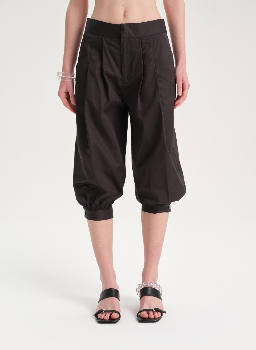 Etiqueta negra Pantalon balloon poplin Ofertas especiales