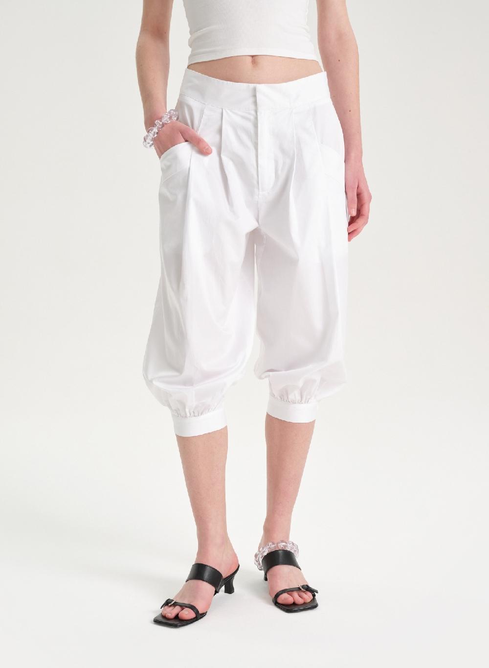 Etiqueta negra Pantalon balloon poplin Grandes ahorros
