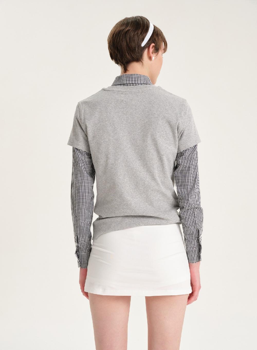 Etiqueta negra Pollera short algodon lycra Rebajas de fin de temporada