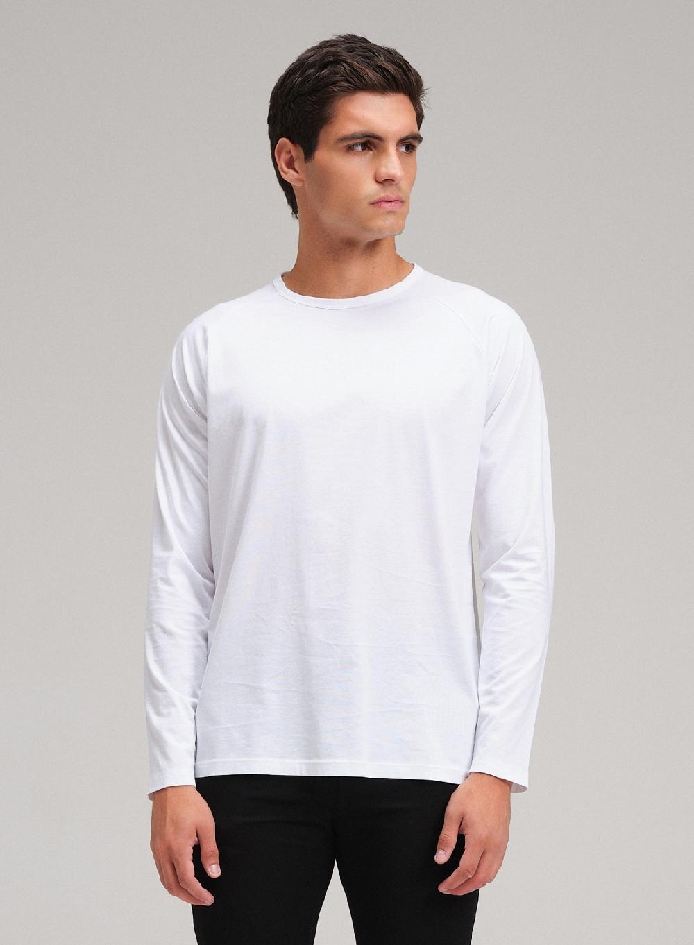 Etiqueta negra Remera raglan cuello U manga larga luxury Rebajas online
