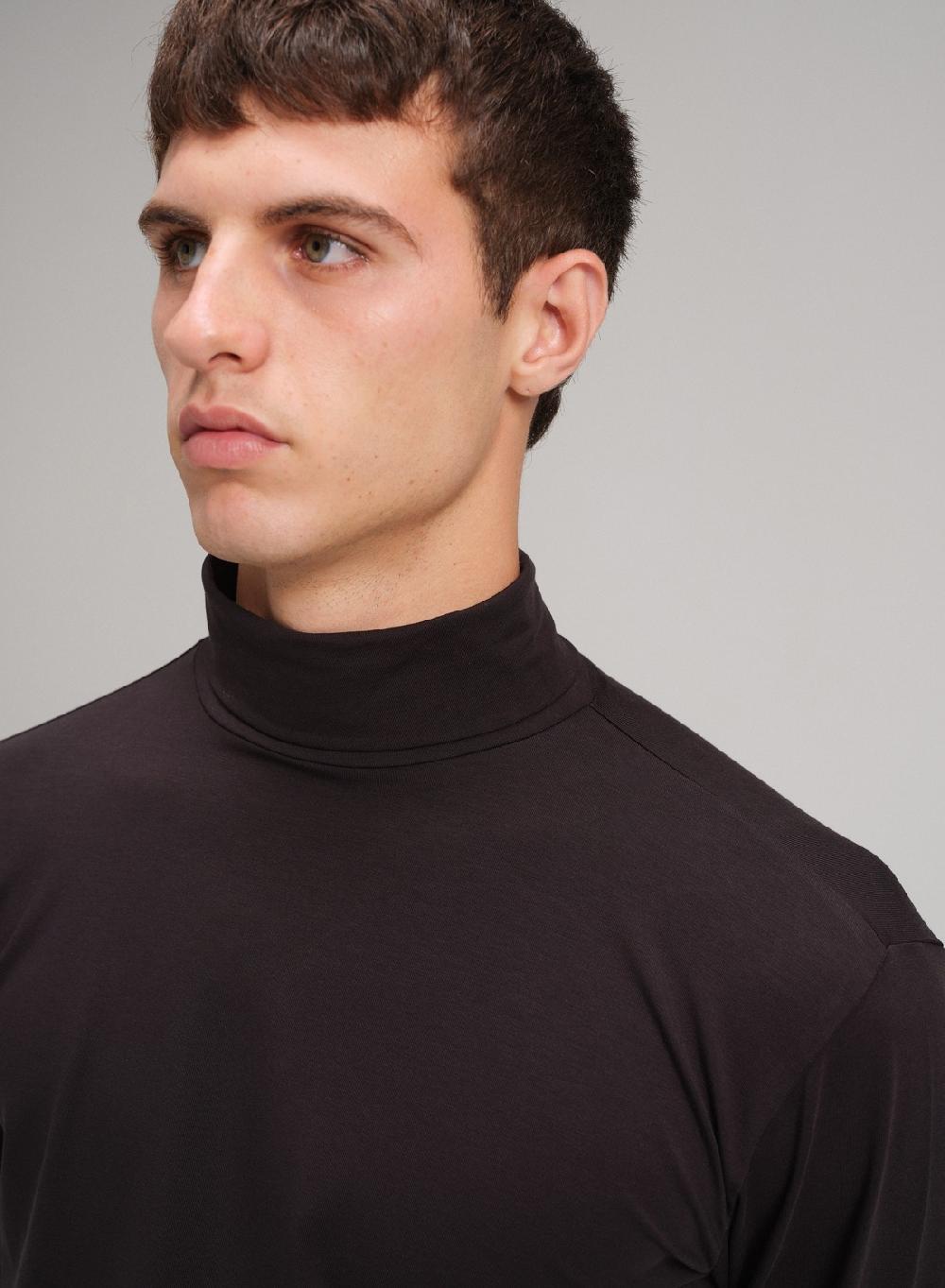 Etiqueta negra Polera algodon spandex Envío gratis