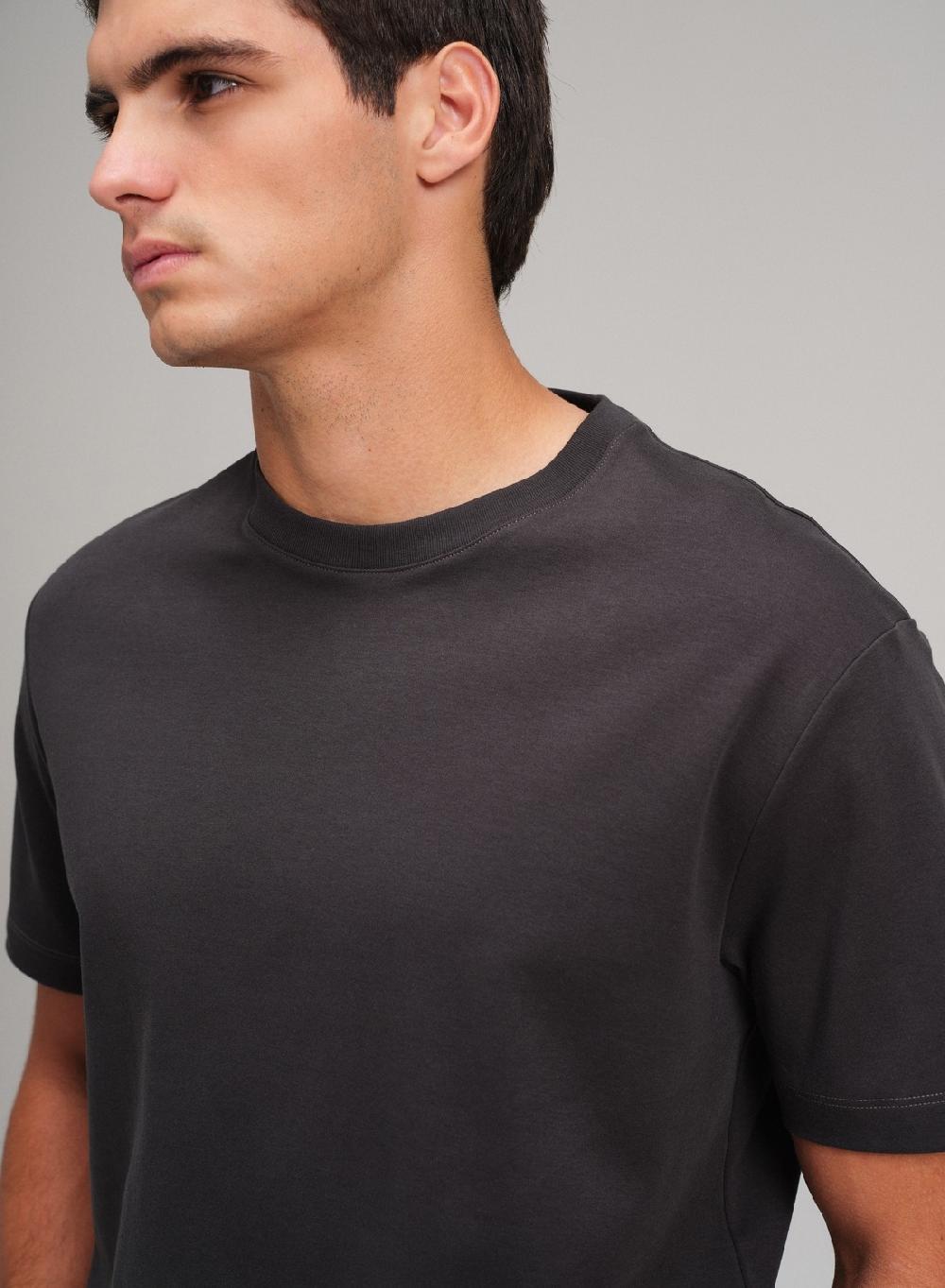 Etiqueta negra Remera cuello redondo boxy luxury touch COMPRAR AHORA