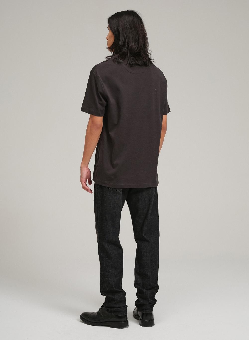 Etiqueta negra Remera cuello redondo boxy luxury touch Últimos 2 días