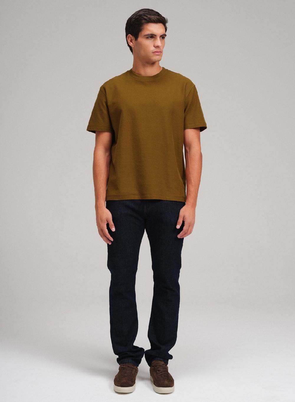 Etiqueta negra Remera cuello U french terry liviano Oferta exclusiva