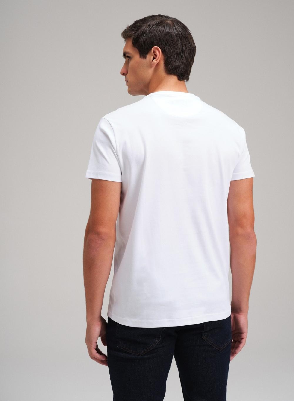 Etiqueta negra Remera cuello U liquid cotton Oferta especial de fábrica
