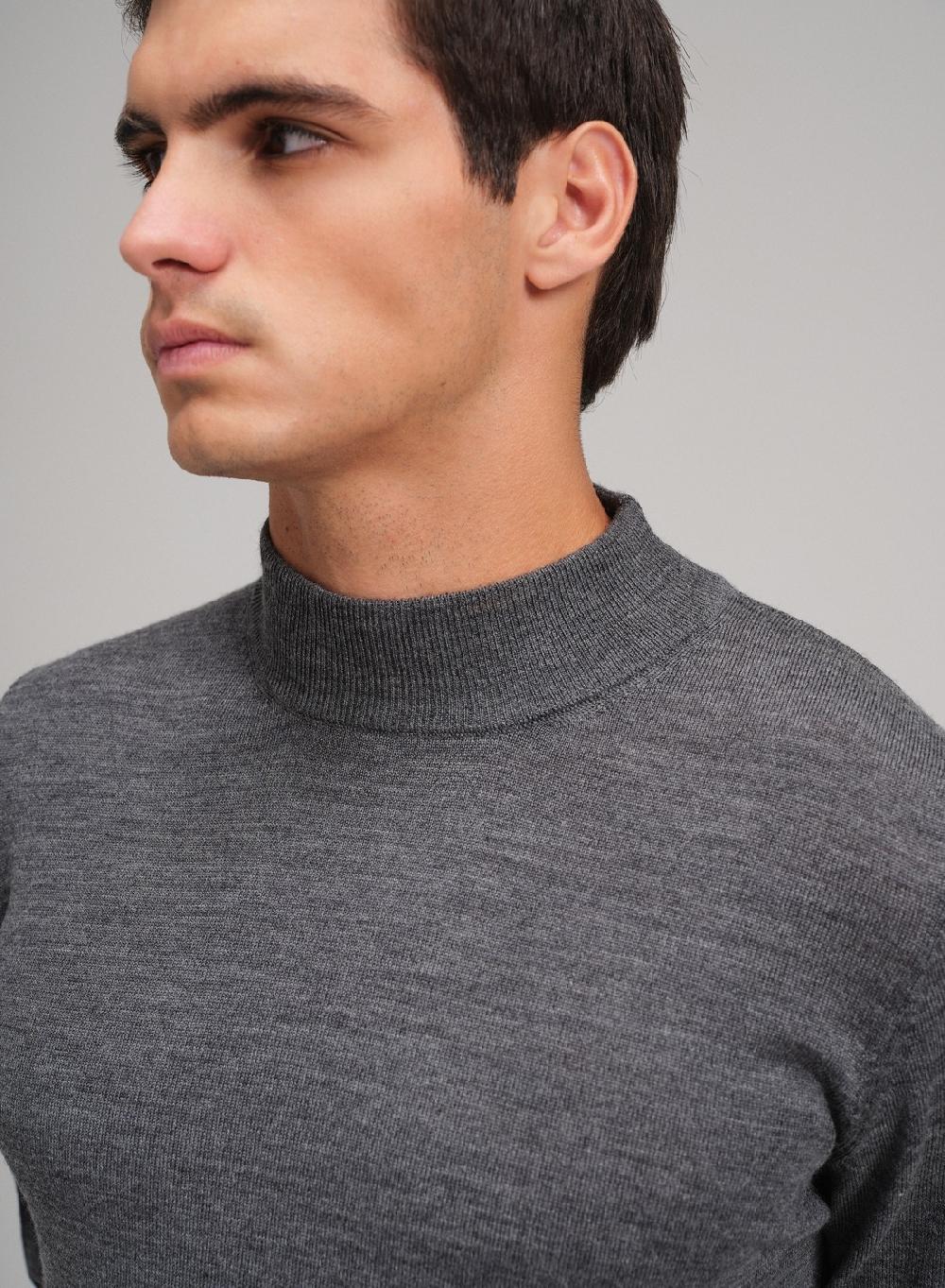 Etiqueta negra Media polera merino Rebajas de fin de temporada