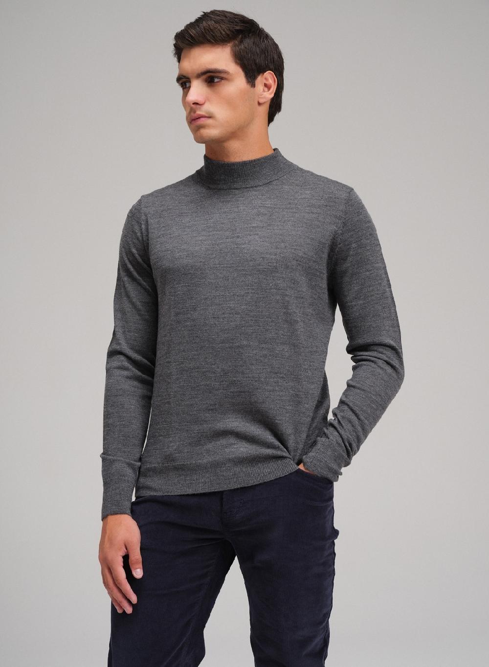 Etiqueta negra Media polera merino Rebajas de fin de temporada