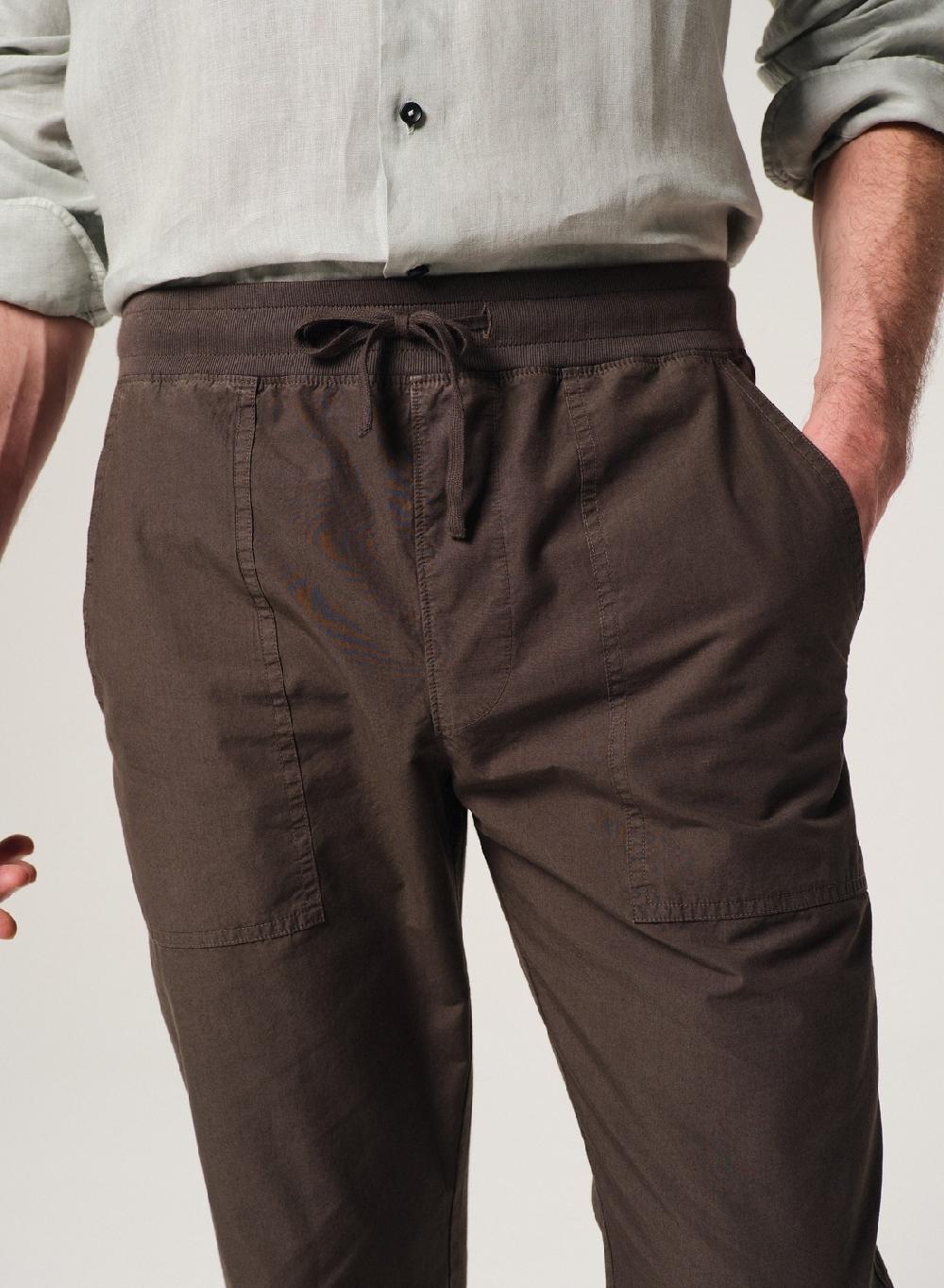Etiqueta negra PANTALON PAPER TOUCH GARMENT DYE Outlet online
