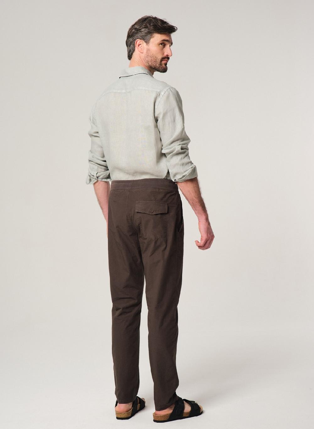 Etiqueta negra PANTALON PAPER TOUCH GARMENT DYE Outlet online